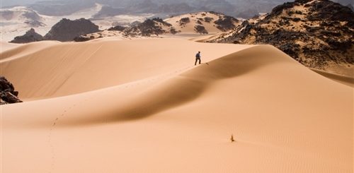 Красивый кунилингус в песках пустыни